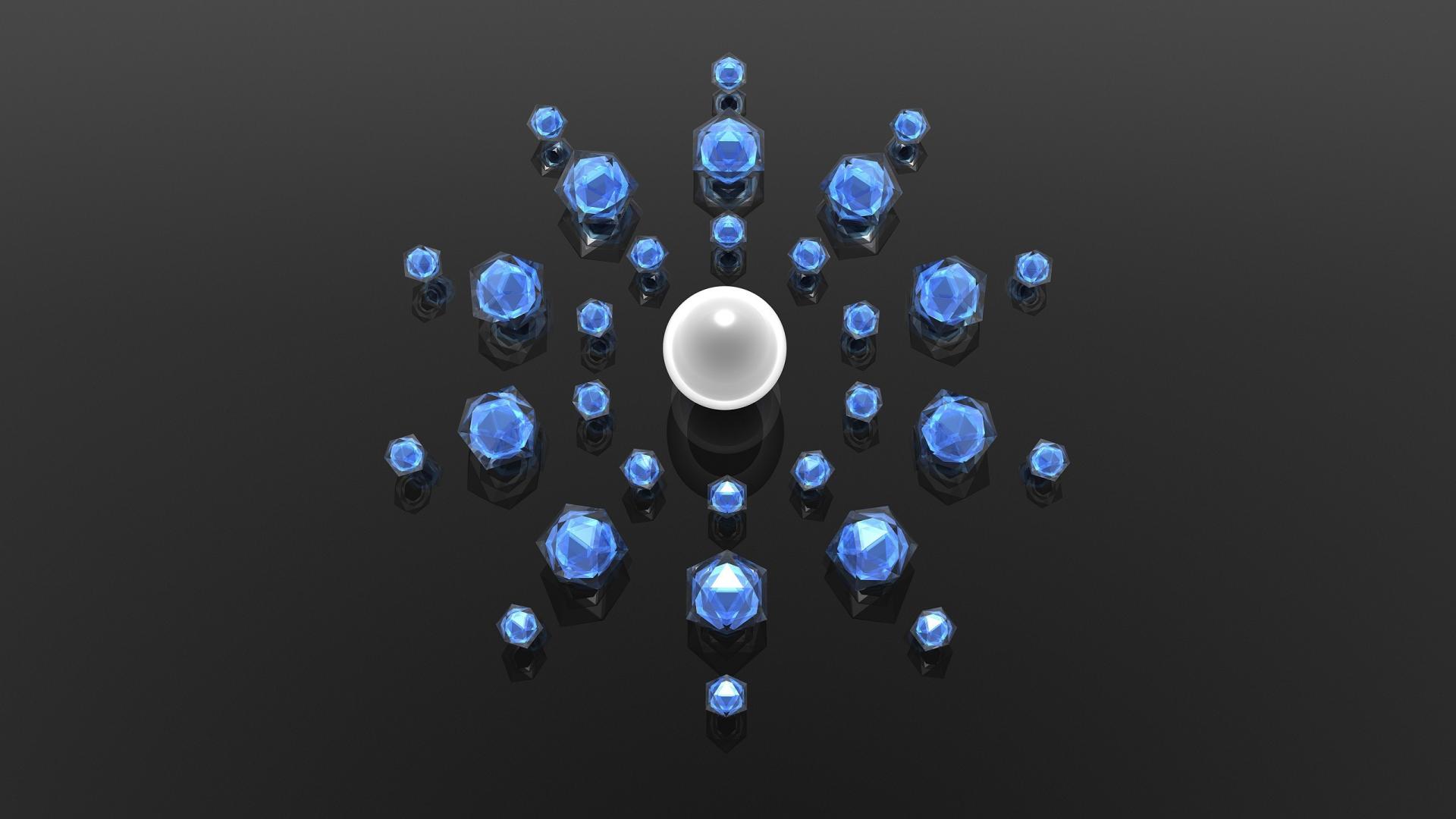 Justin Maller Abstract Digital Art Spheres Vectors Wallpaper