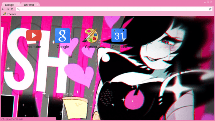 Mettaton Undertale Chrome Theme Themebeta