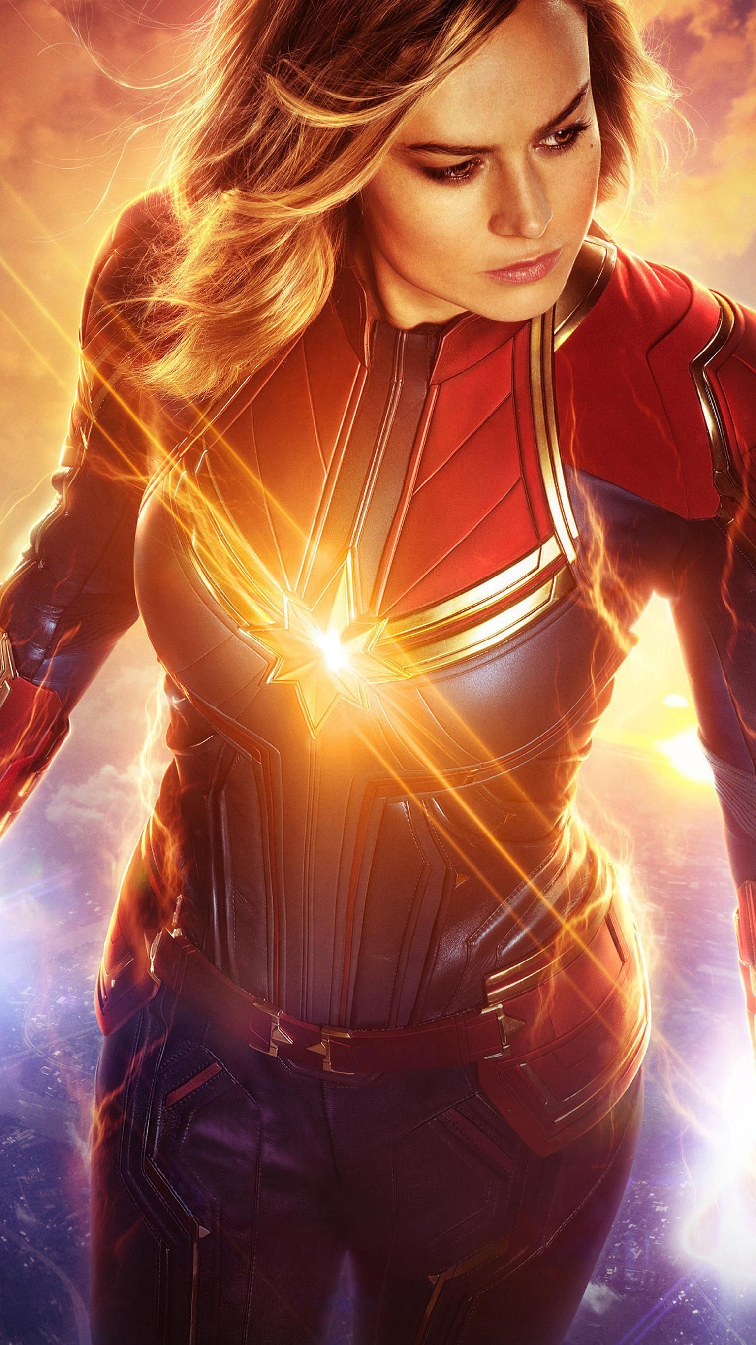 Captain Marvel Phone Wallpaper