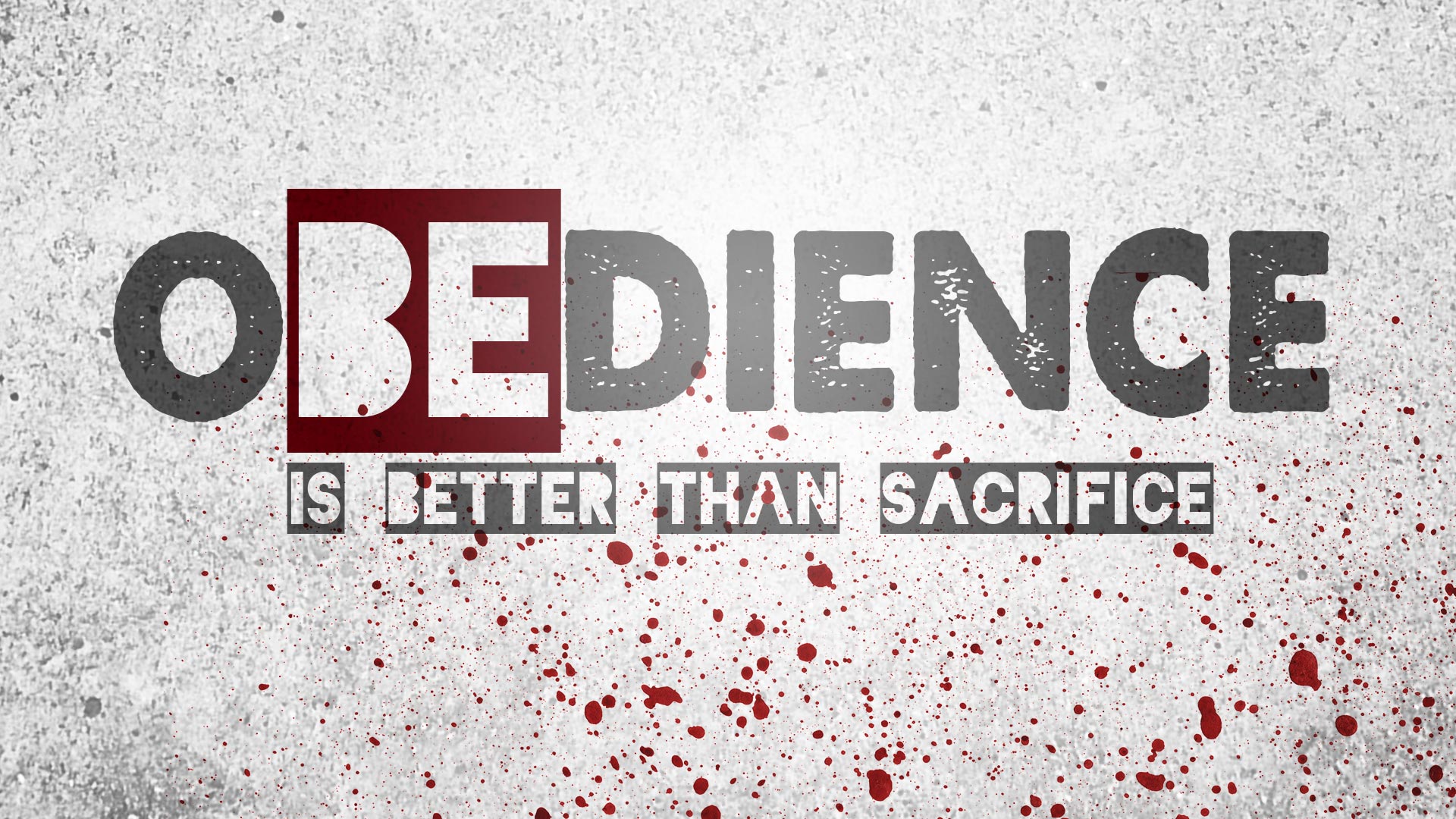 Obedience Is Better Than Sacrifice Samuel