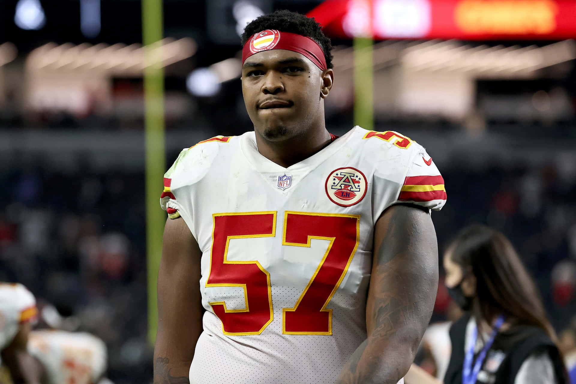 Kansas City Chiefs Orlando Brown Jr Wallpaper