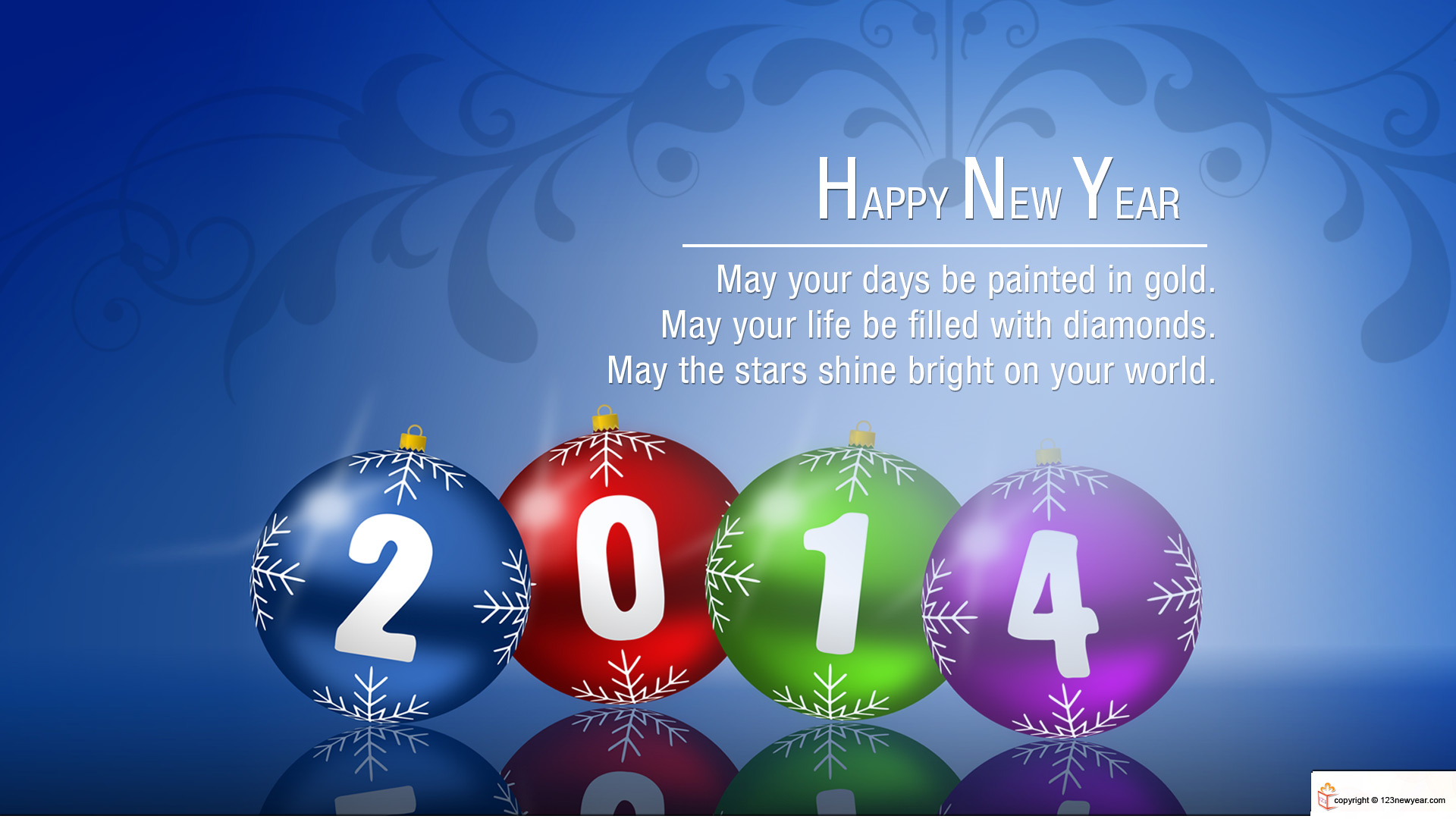 new year 2014 blessings wallpaper 1920x1080