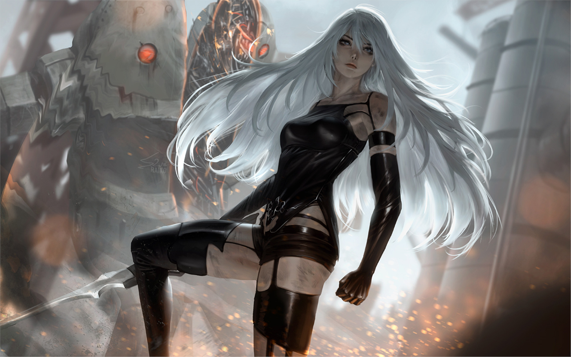 Nier Automata Yorha Type A No Wallpaper HD Games 4k Image