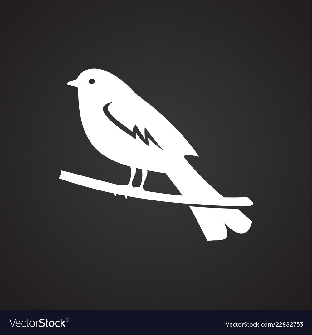 Nightingale Background Symbol Vector Image