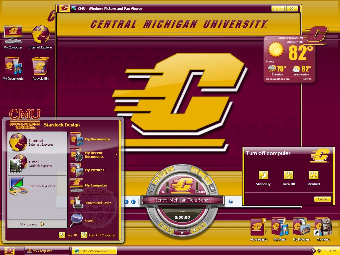 Mycolors Central Michigan University Desktop Screenshot Of