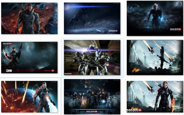 Mass Effect Slideshow Windows Screensaver All For