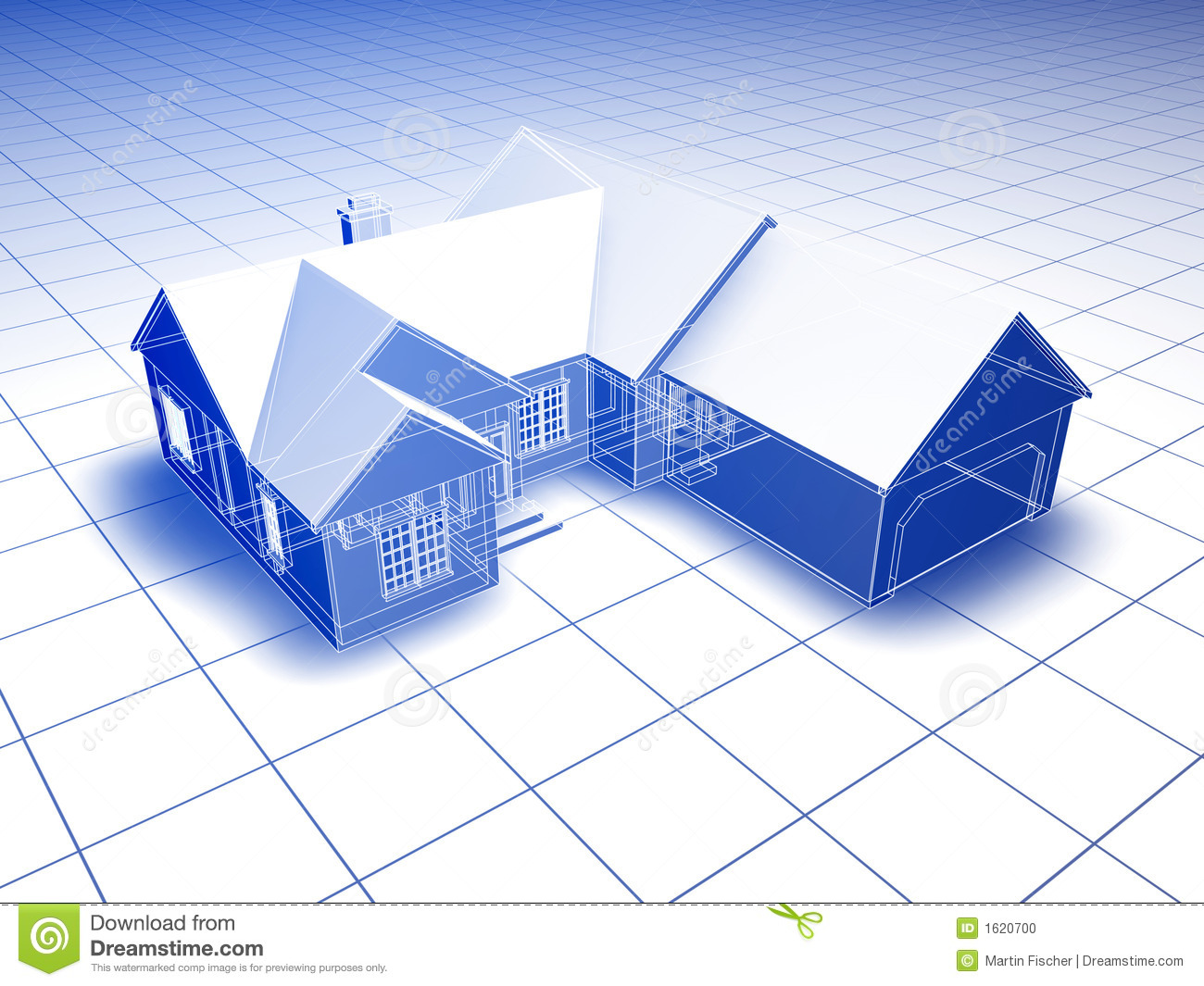 House Blueprint Background