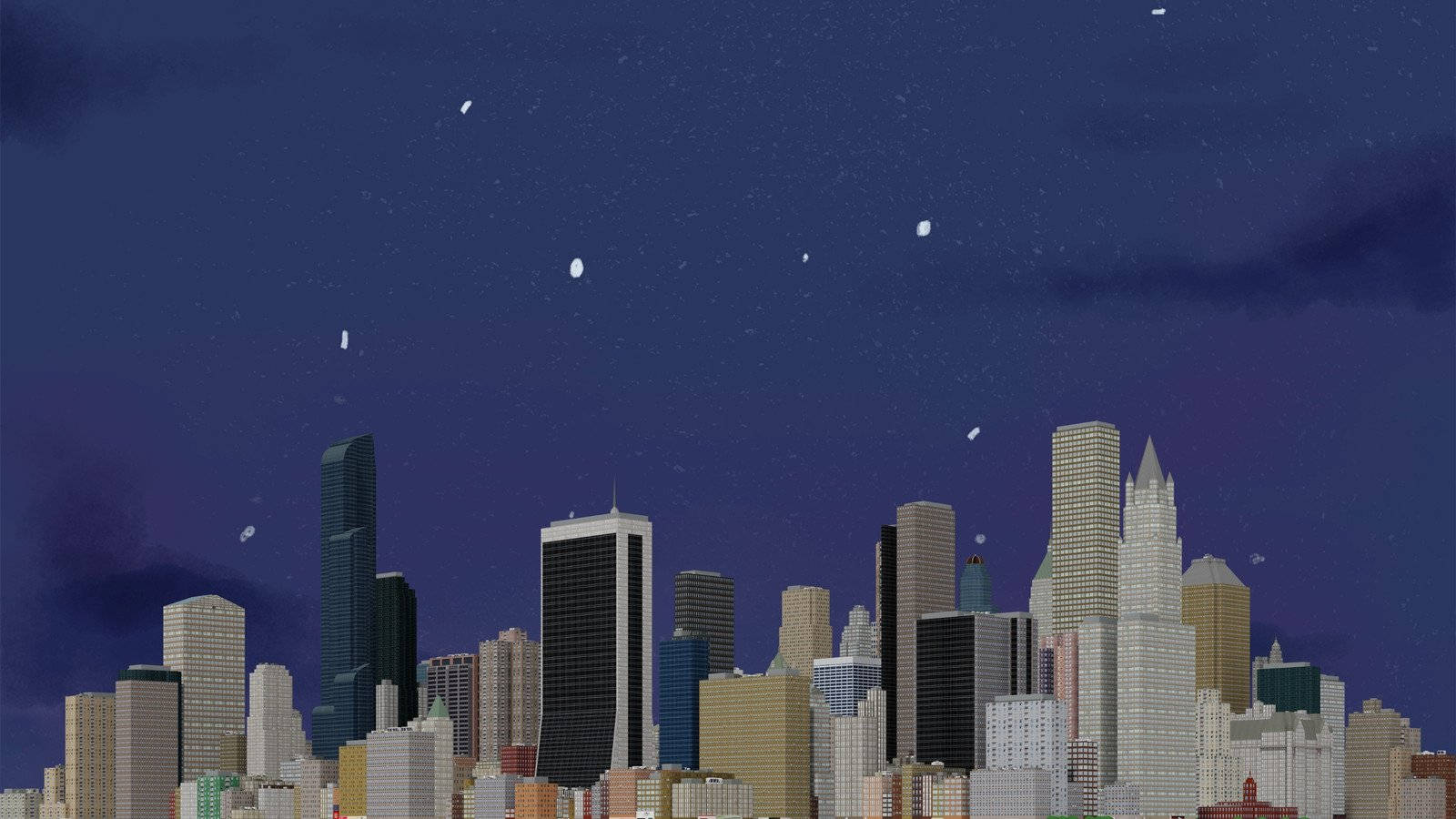 Night City Aesthetic Wallpaper