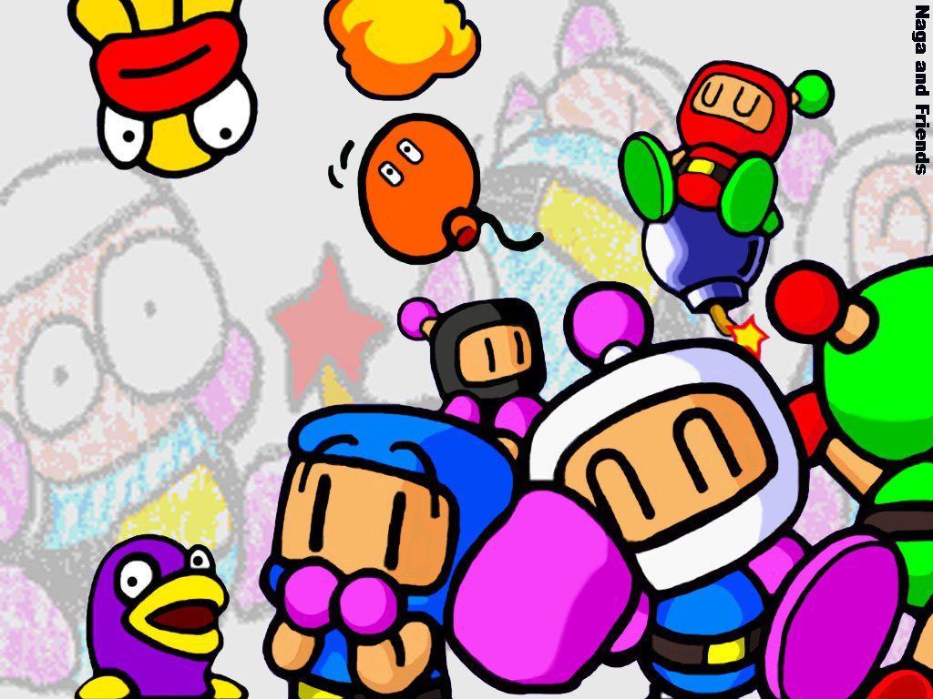 Naga And Friends Bomberman Wallpaper