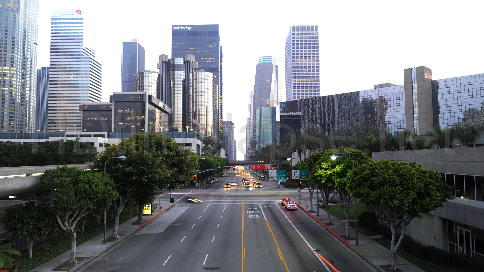 Los Angeles Streets Downtown Wallpaper