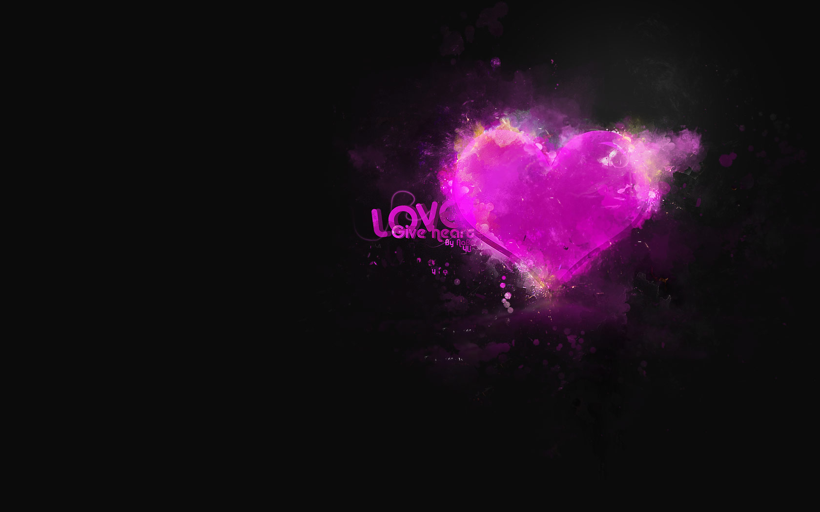 Free download Love Give Heart Wallpapers HD Wallpapers [1680x1050] for your  Desktop, Mobile & Tablet | Explore 67+ Heart Black Background | Heart  Wallpapers, Red Heart Black Background, Heart Backgrounds