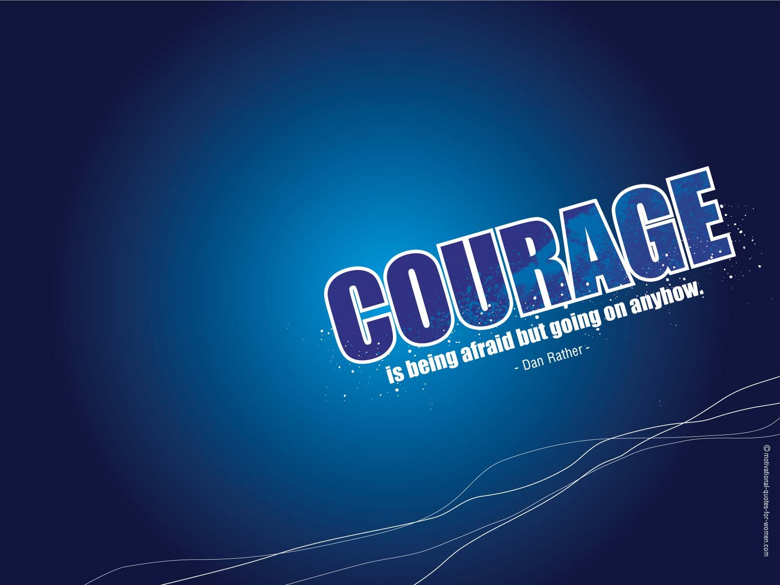 Courage Motivation Wallpaper