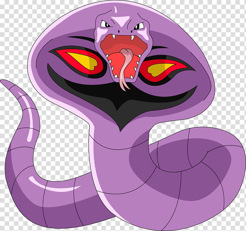 Arbok Purple Snake Illustration Transparent Background Png