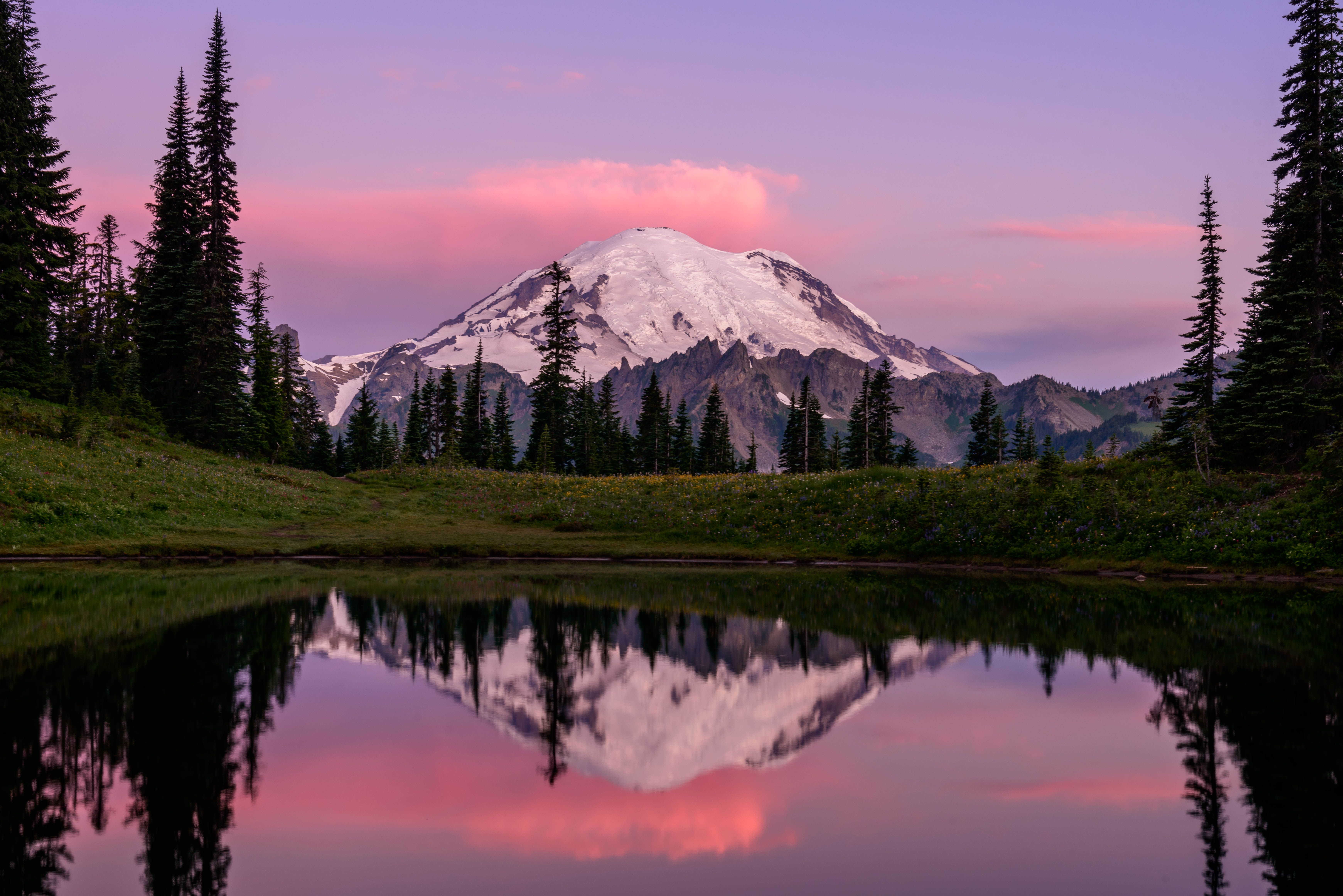Mount Rainier 5k Retina Ultra HD Wallpaper And Background