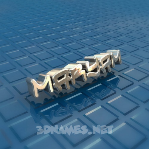 Preview of Blue Bling for name maryam