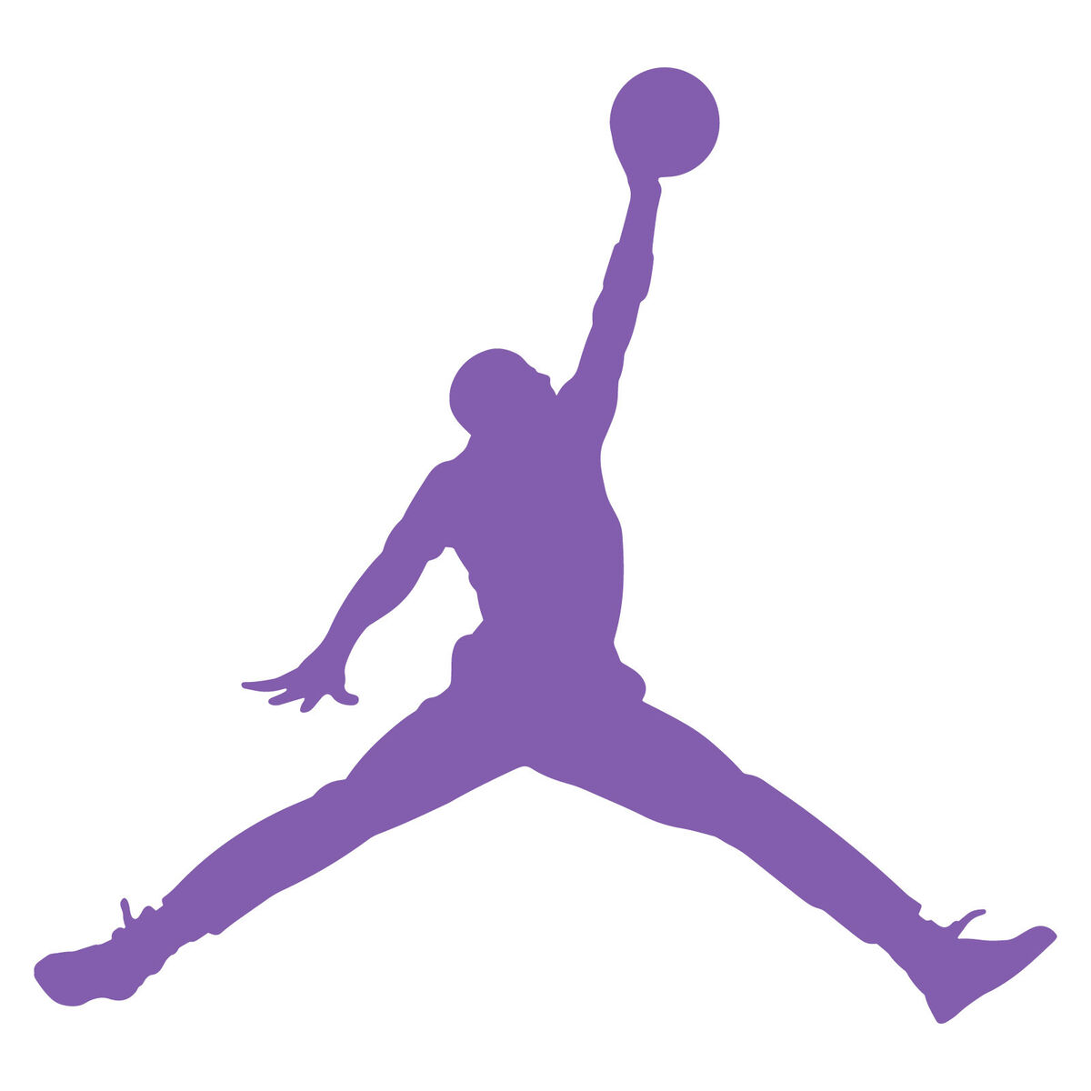 Jordans Logo Purple Wallpaper