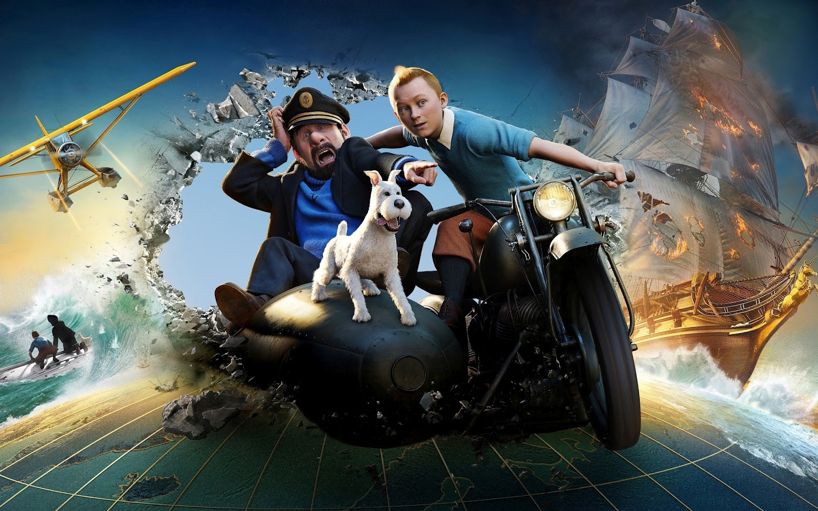 Adventures Of Tintin Posters HD Wallpaper Background