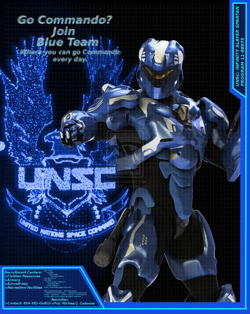 Infinity Slayer Blue Team Recruitment By Dutch02