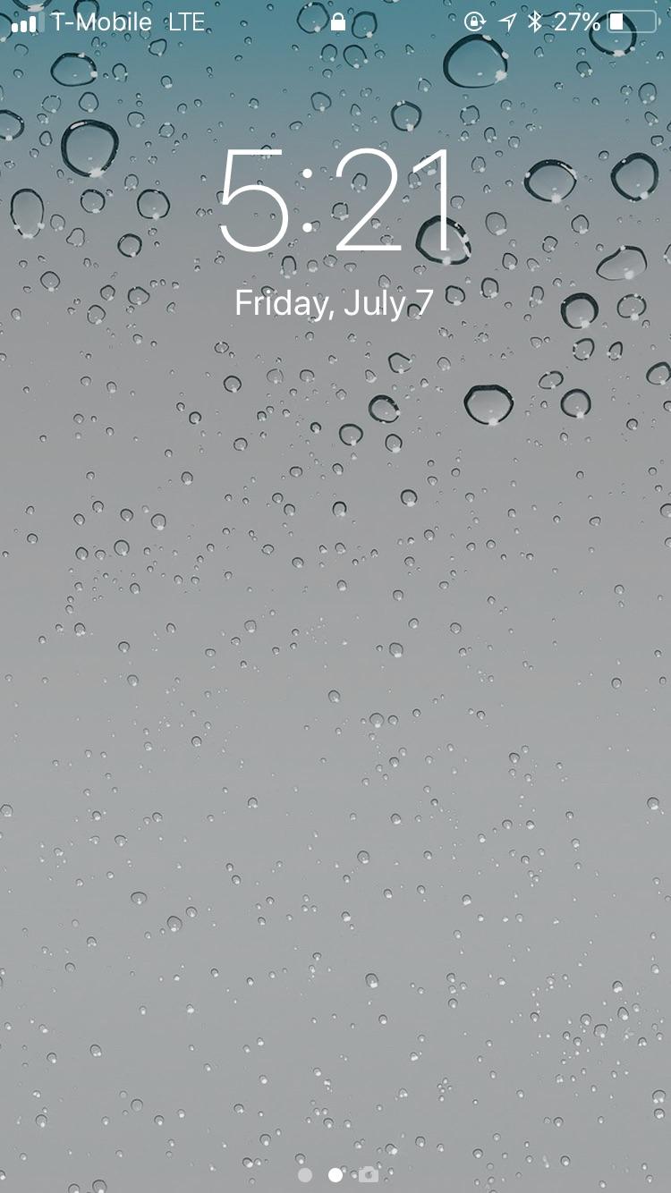 Rocking The Og Droplets Wallpaper With Ios Beta Crazy How Far