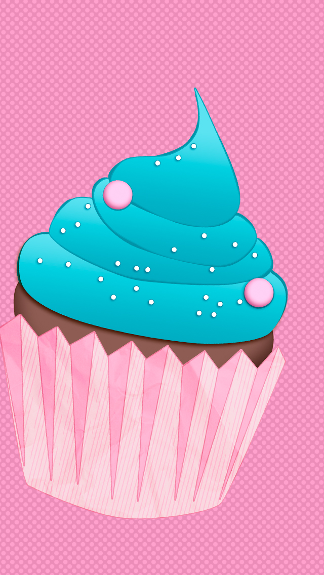 Cupcake Wallpaper For iPhone5 5s By Pimpyourscreen