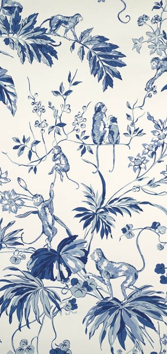 Ouistiti chinoiserie toile   Scalamandre Fabric and wallpaper 341x720