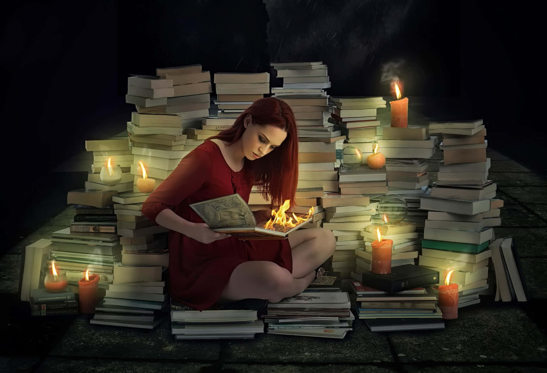 Reading Picture Wallpaper