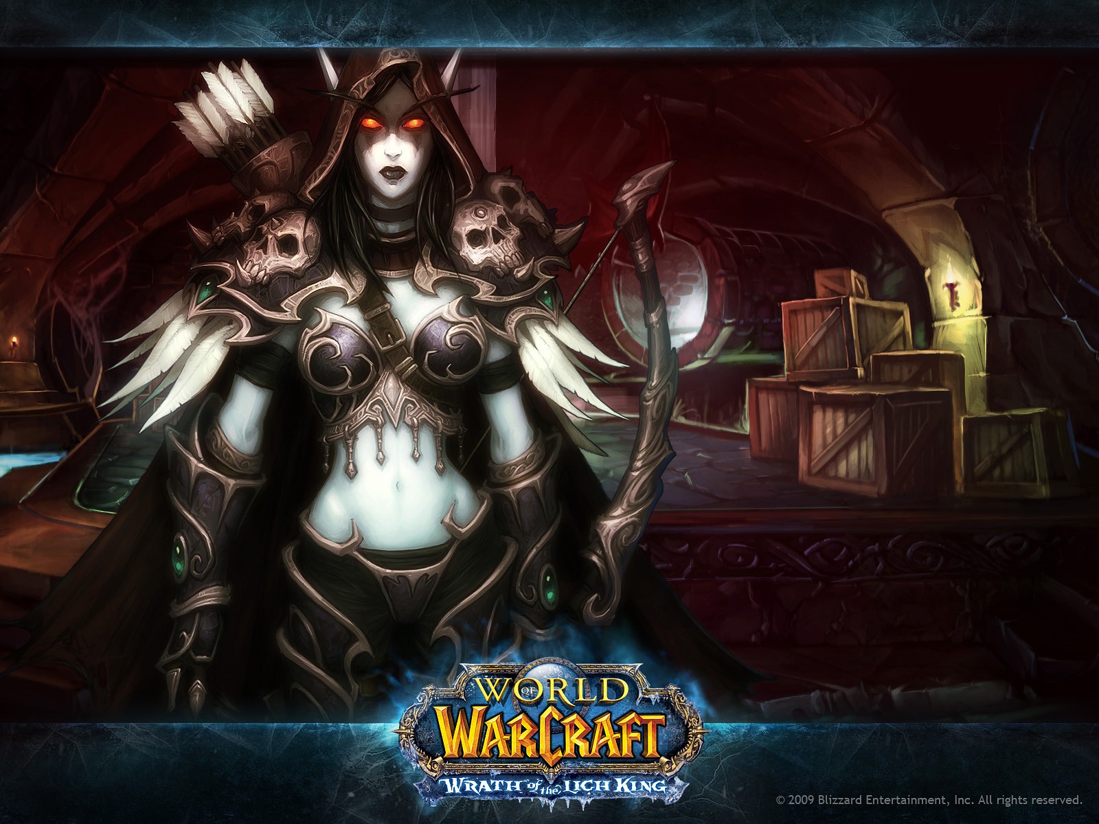 World Of Warcraft Wrath The Lich King Sylvanas Desktop Wallpaper