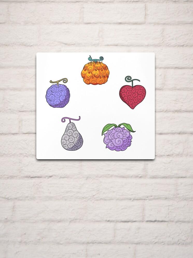 Devil Fruits Metal Print By Stickerat