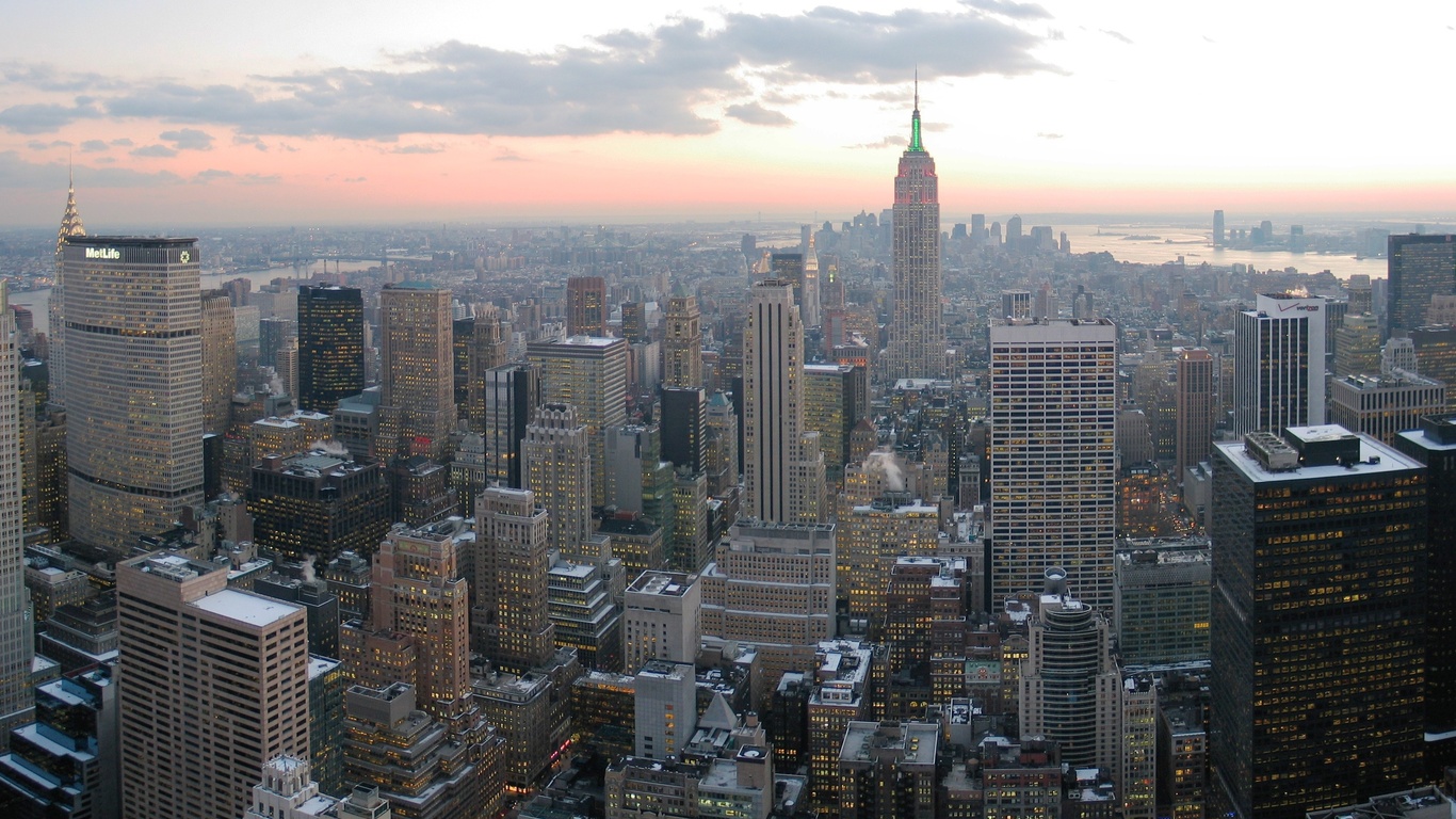 Manhattan Skyline HD New York Sfondi Grattacieli Per