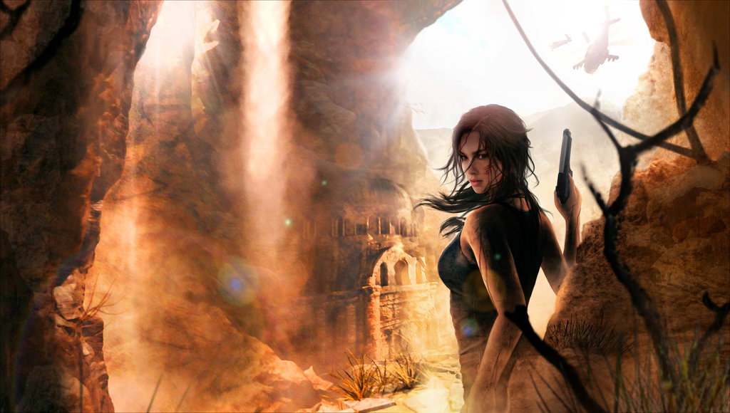 Tomb Raider 3d Art Favourites By Alineshenon