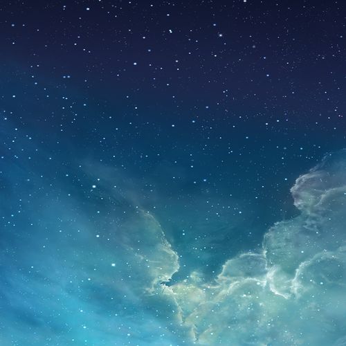 Cloudy Stars Wallpaper For iPhone