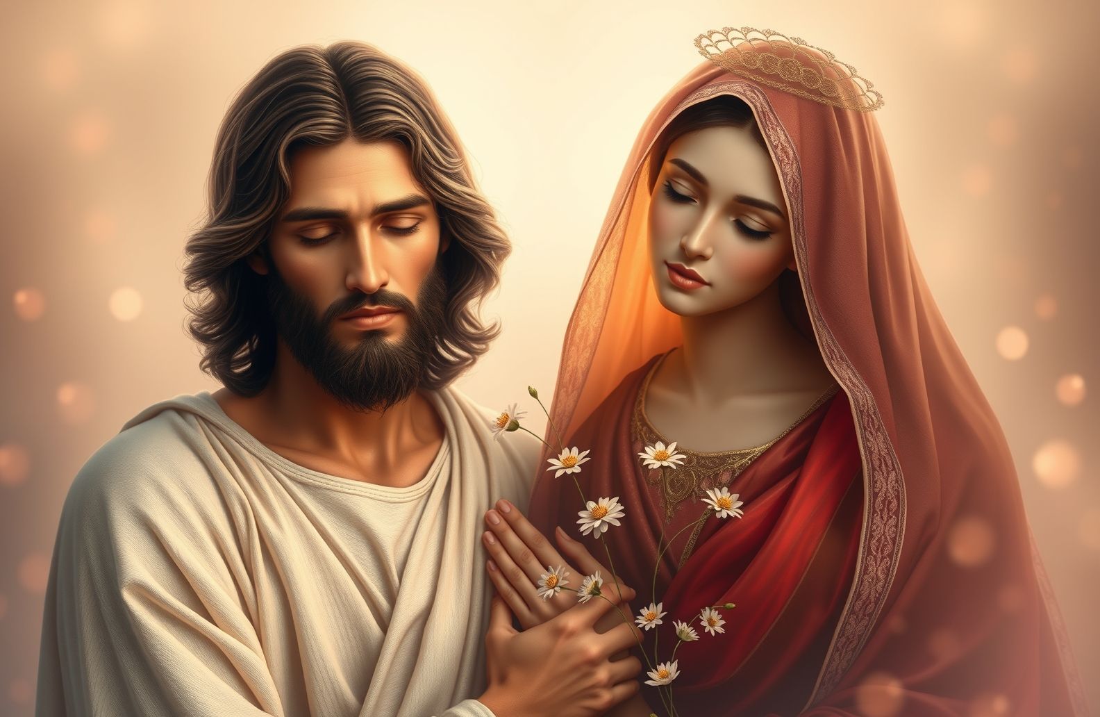 Jesus And Mary Wallpaper