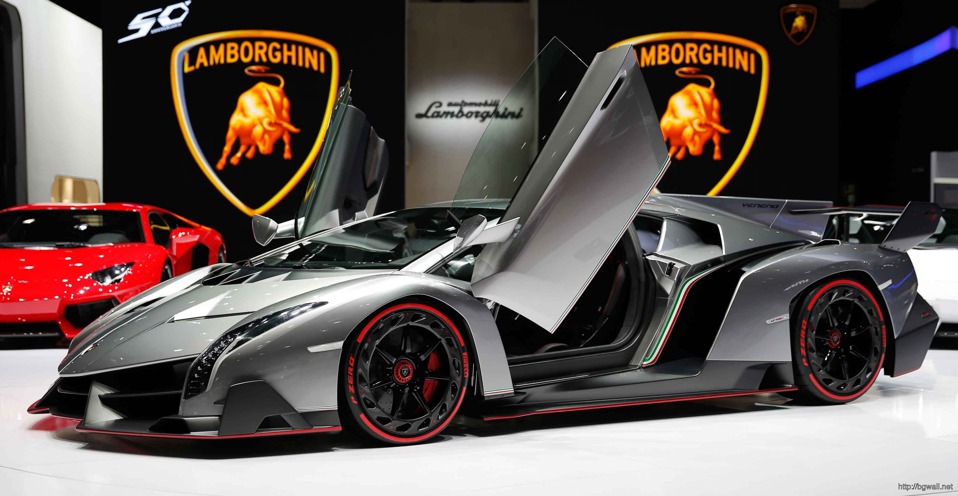 Lamborghini Veneno Background Wallpaper HD