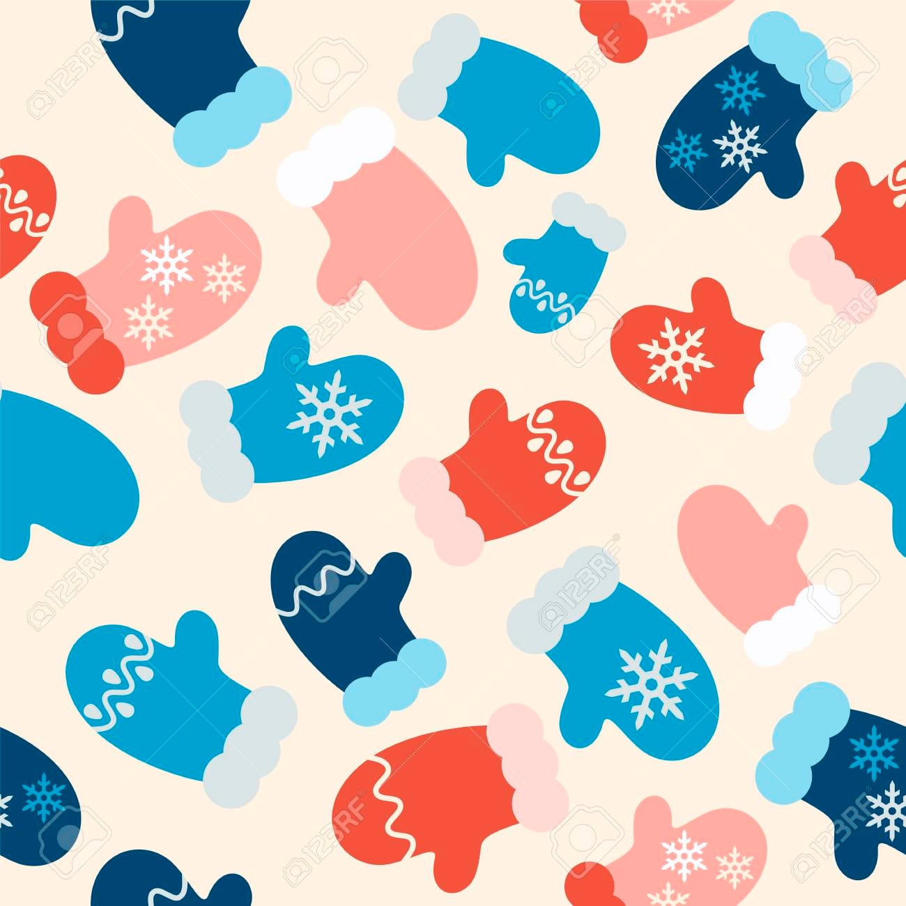 новогодний фон в варежках в снегу. новогодняя варежка вектор. варежки. красный вязаный шарф на полу. фон для презентации варежки.