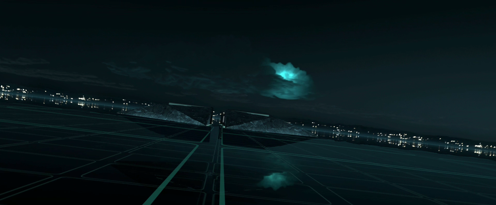Tron Legacy Landscape wallpaper   Click picture for high resolution HD 1898x788