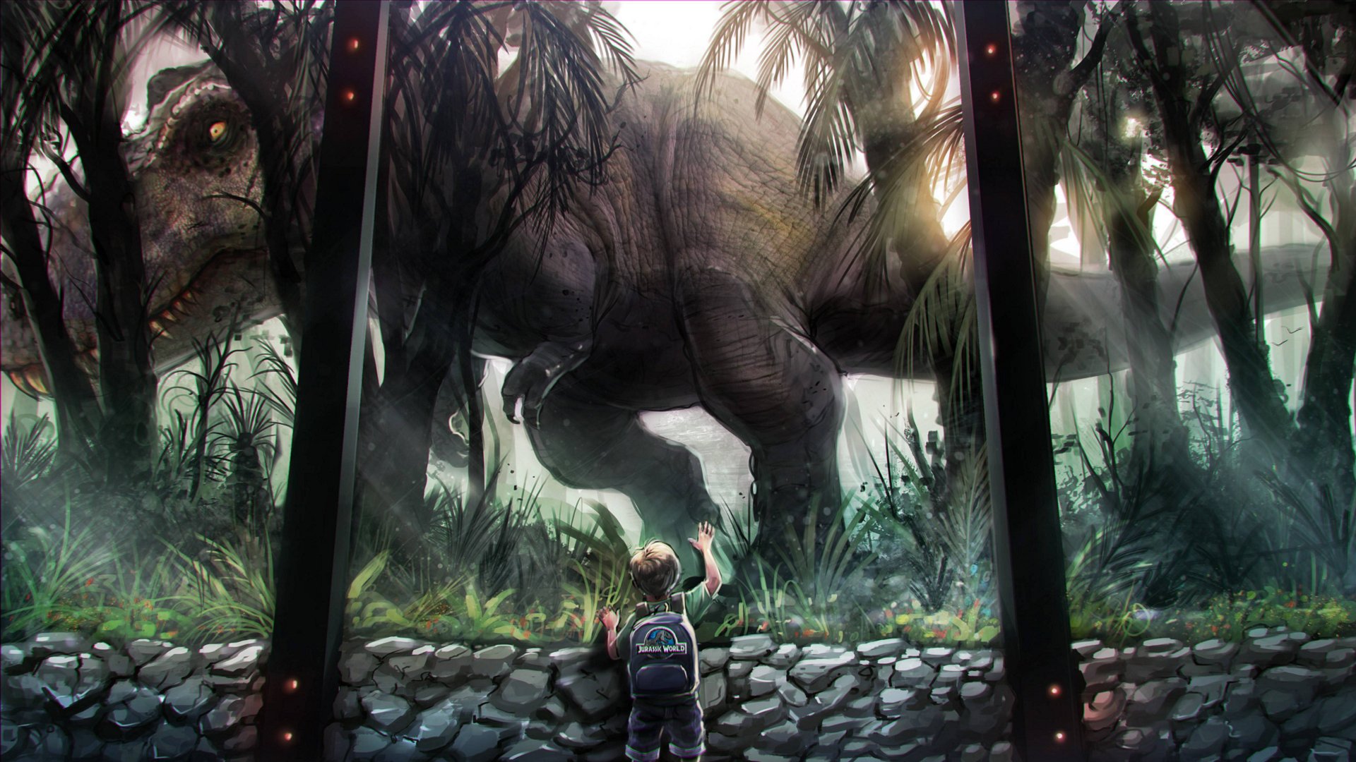 Dinosaur Fantasy Action Wallpaper