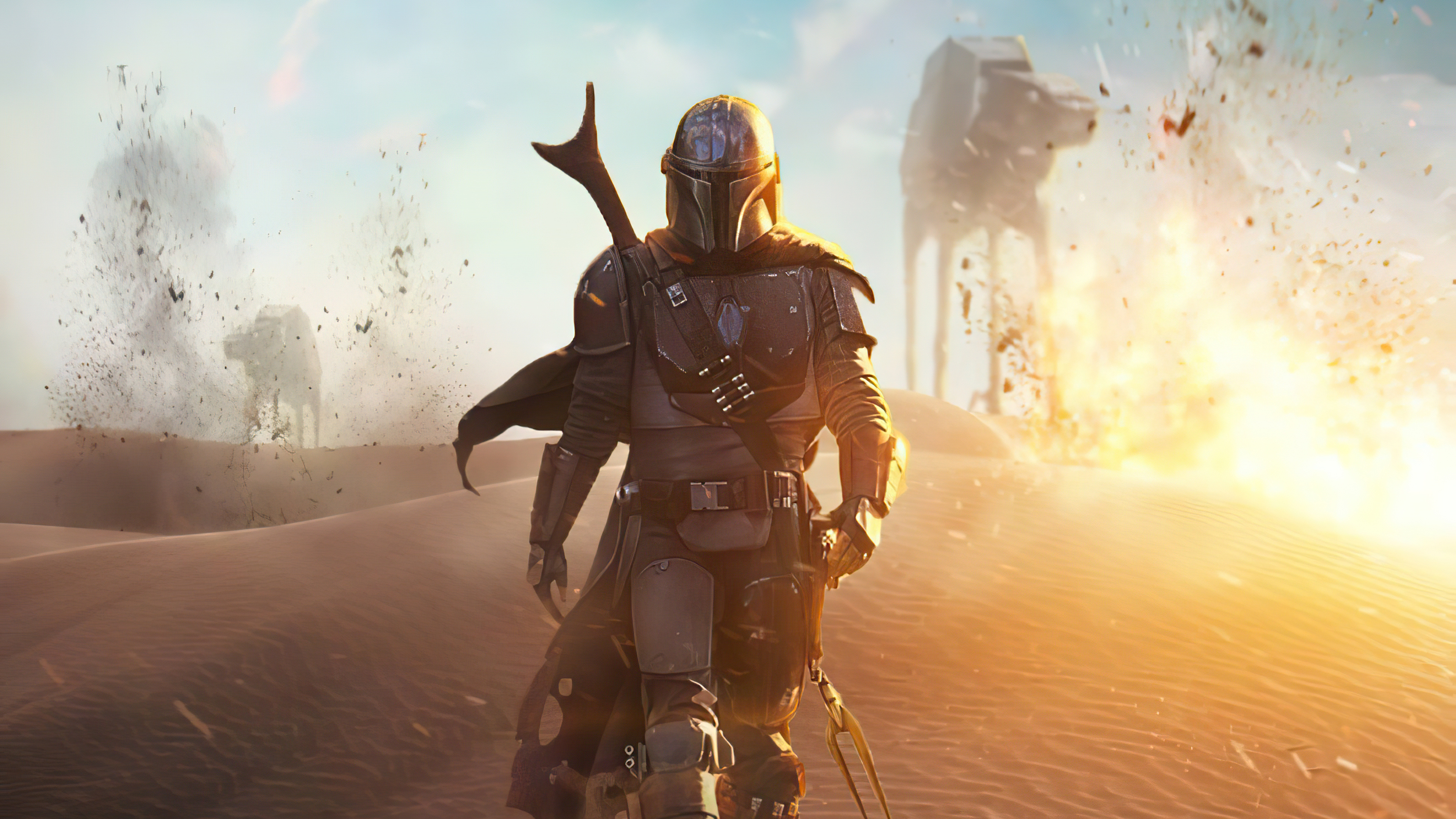 The Mandalorian 4k Artwork HD Wallpaper Image