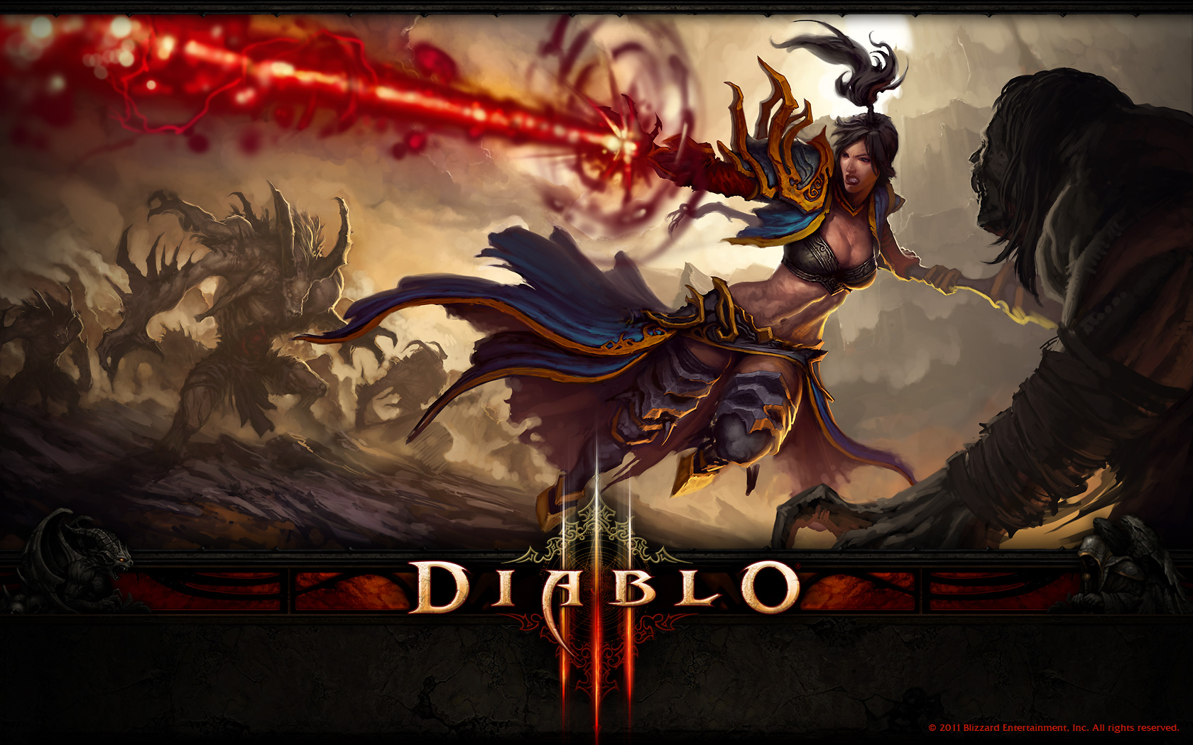 New Diablo III Class Wallpapers GamingShogun 1680x1050