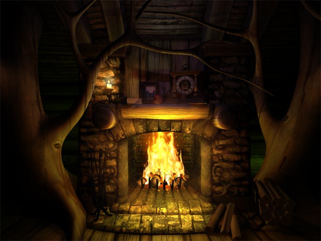  Screensaver 26 by 3Planesoft Warm and cozy 3D fireplace screensaver 640x480