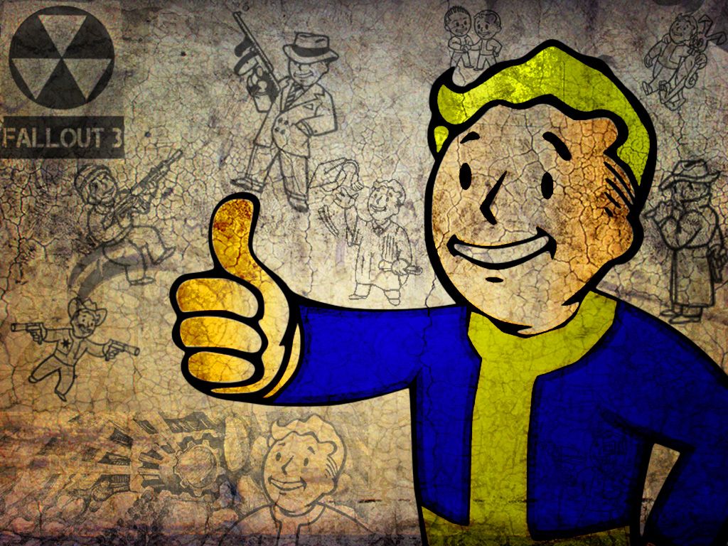 Walls Of Gaming Fallout Vault Boy Wallpaper