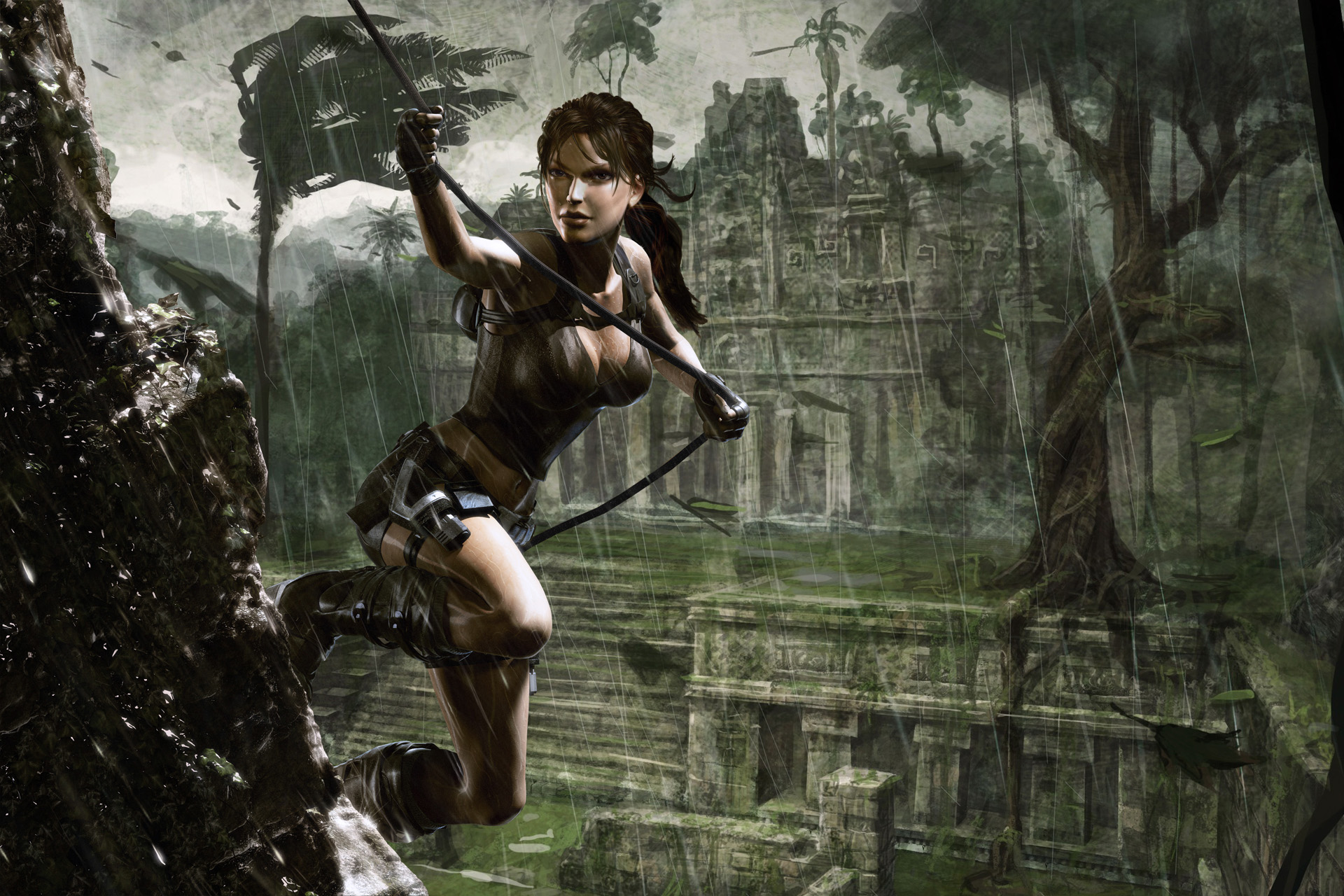 Lara Croft In Tomb Raider Underworld Wallpaper Full HD