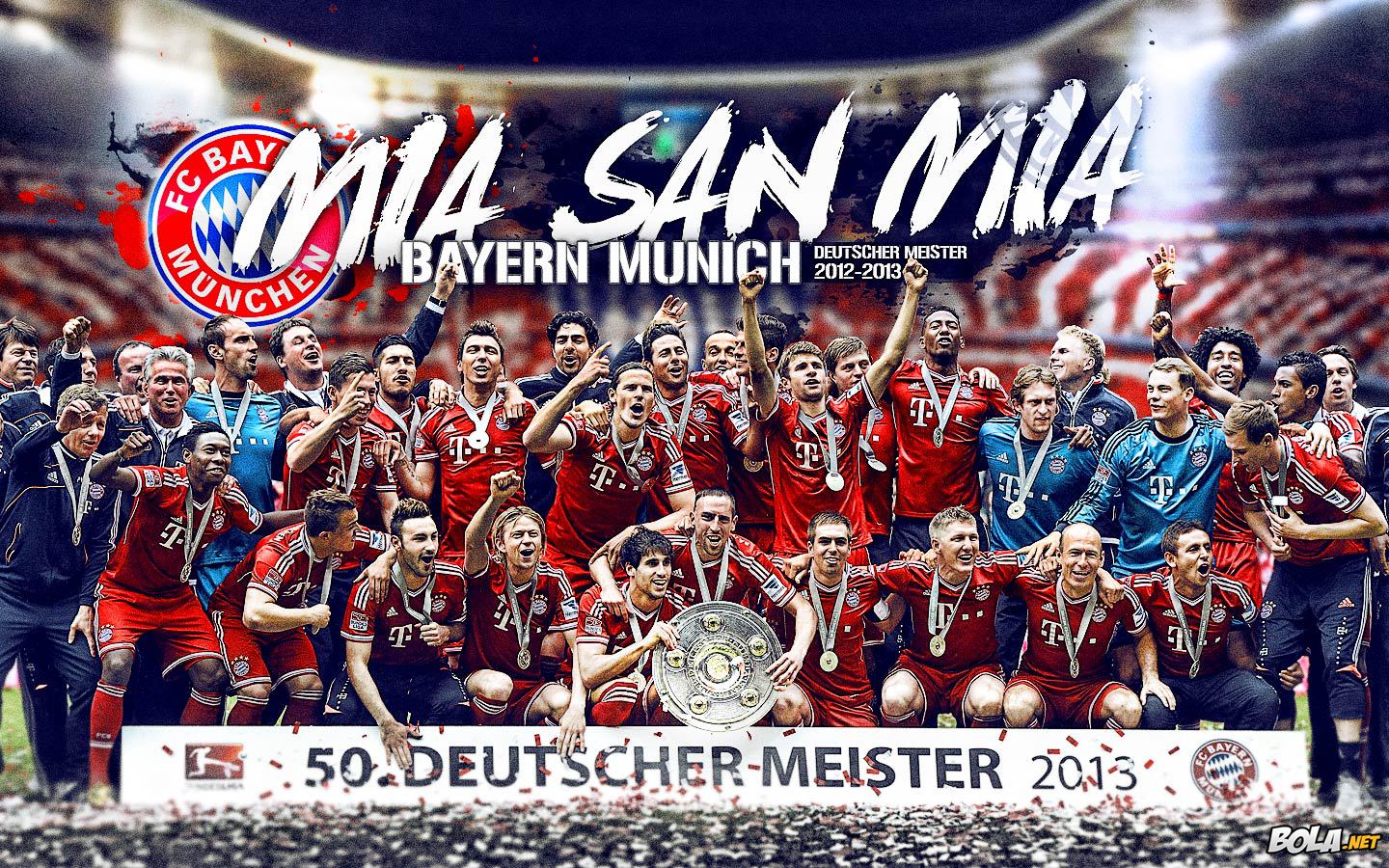 Win Champions Bayern Munich Wallpaper