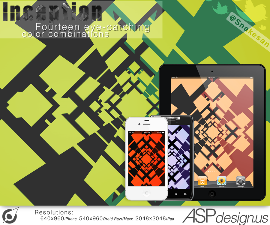 Inception iPad iPhone Droid Razr Maxx Wallpaper By Snakesan On