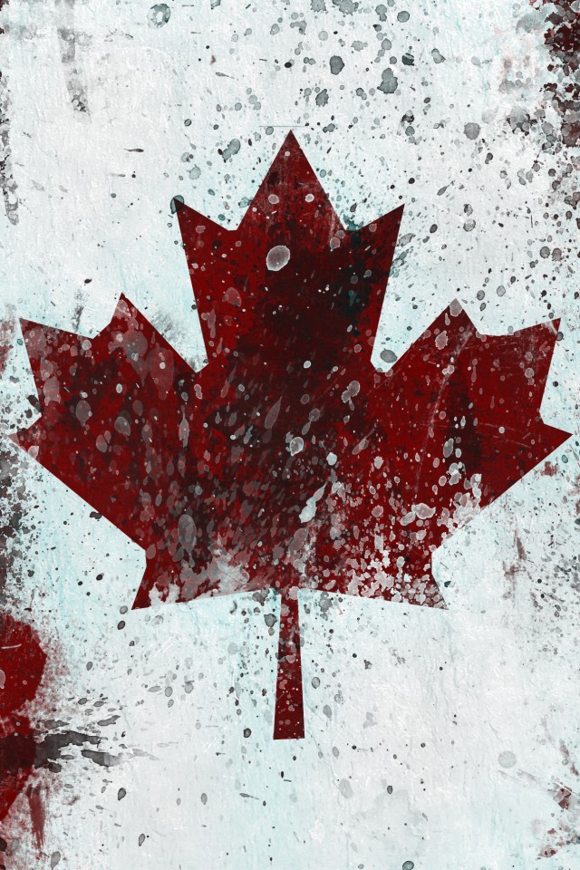 Canadian iPhone Wallpaper The Flag