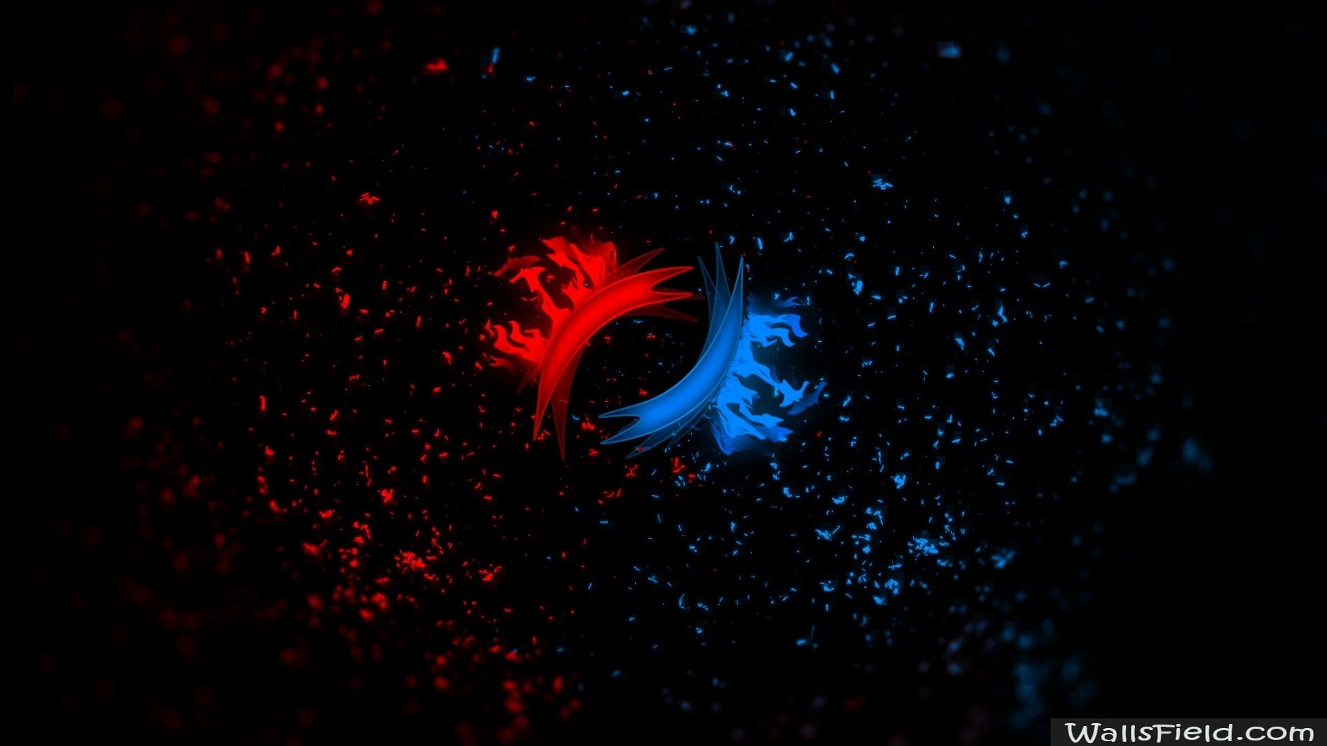 Red Blue Computer Wallpaper Desktop Id And