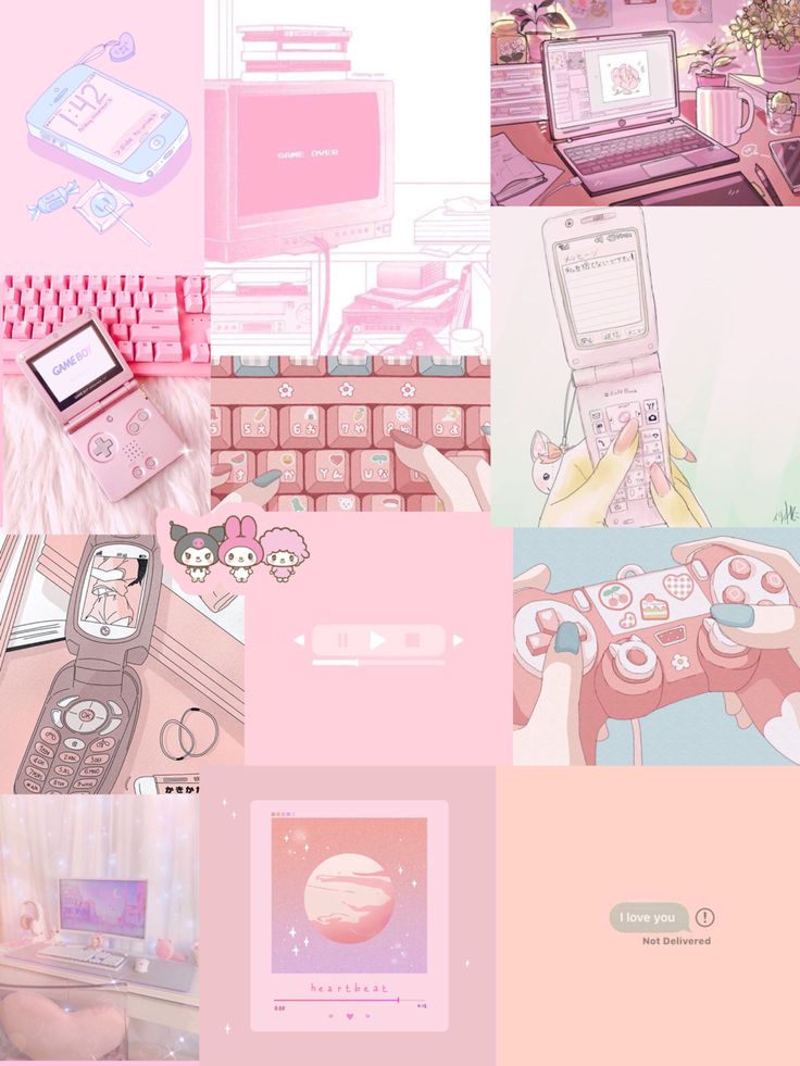 Wallpaper Cute Pink Background Games
