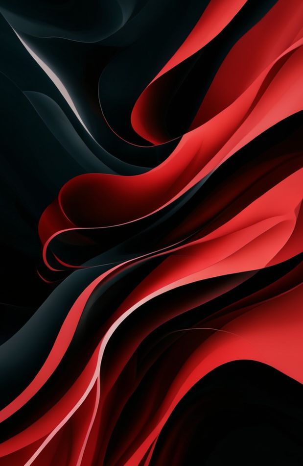 Black And Red Abstract Wallpaper