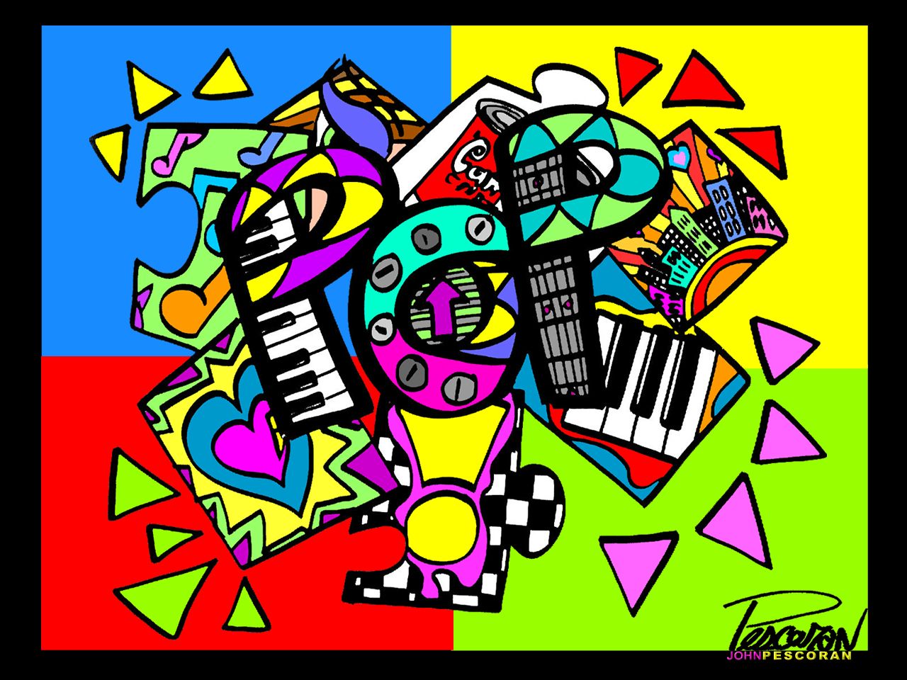 Free Download Pop Art Wallpaper John Pescoran Pop Art Wallpaper 1280x960 For Your Desktop Mobile Tablet Explore 50 Pop Art Desktop Wallpaper Abstract Art Wallpaper Desktop Famous Art