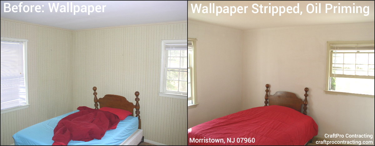 Morristown Painting Wallpaper Removal And Oil Priming To Prep Home