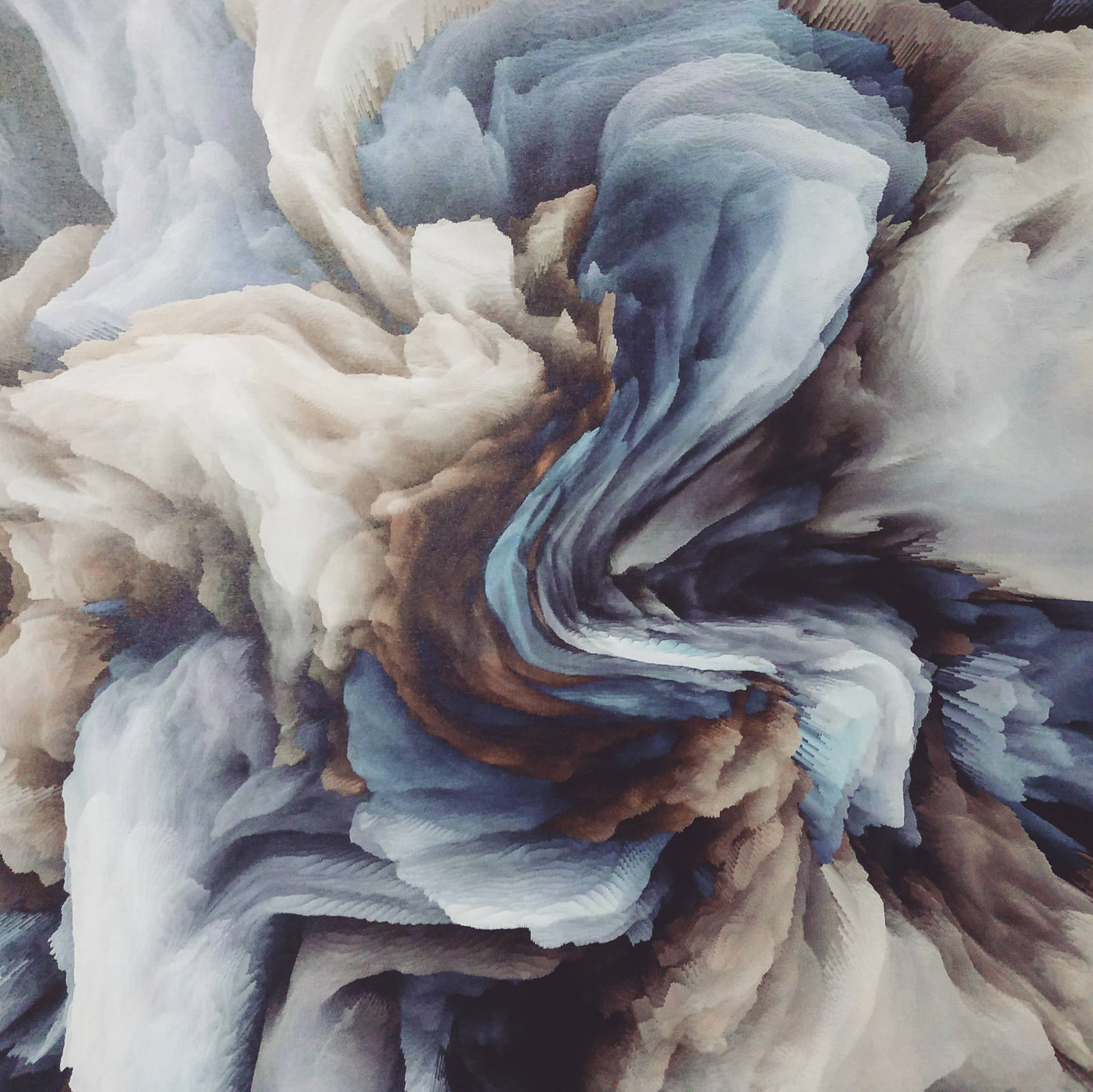 Blue Aesthetic Background Wallpaper